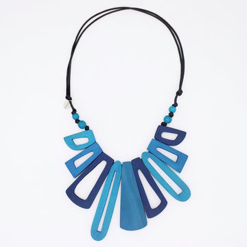 Blue Hues Boho Bloom Necklace