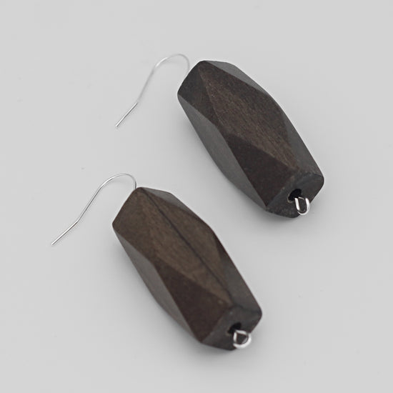 Brown Chrissy Dangle Earrings - Sylca Designs - Chunky Jewelry 