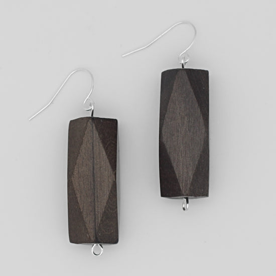 Brown Chrissy Dangle Earrings - Sylca Designs - Chunky Jewelry 