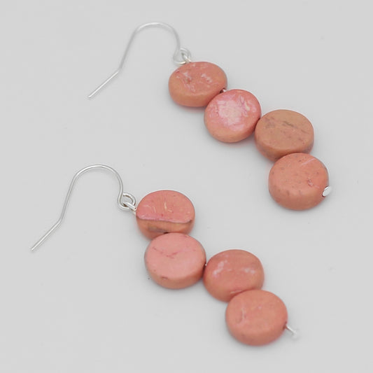 Pink Eva Dangle Earrings