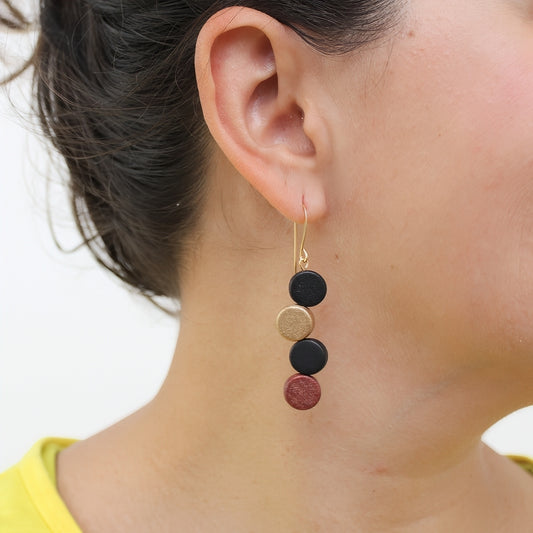Bronze Eva Dangle Earrings
