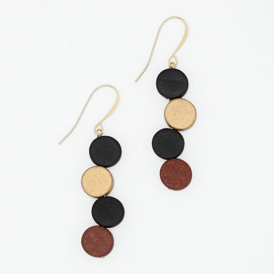 Bronze Eva Dangle Earrings, alternate product view 4