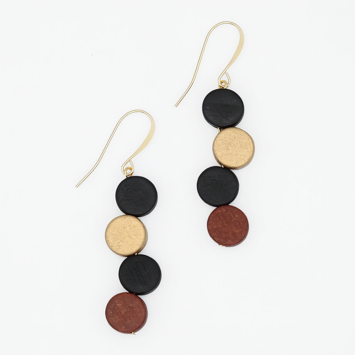 Bronze Eva Dangle Earrings, alternate product view 4