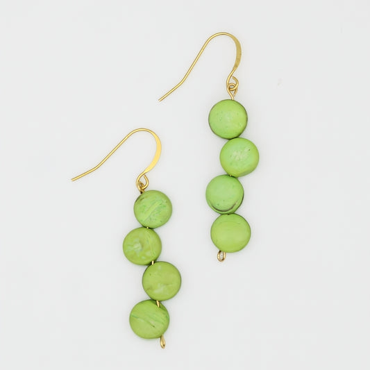 Lime Eva Dangle Earrings