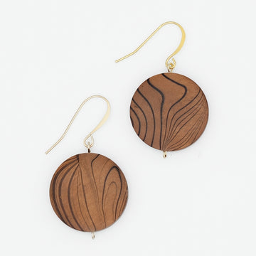 Brown Dot Rosie Earrings