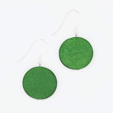 Green Dot Rosie Earrings