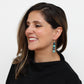 Teal Makenna Dangle Earring