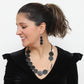 Blue Triple Bead Kira Earring