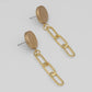 Gold Link Dangle Earring
