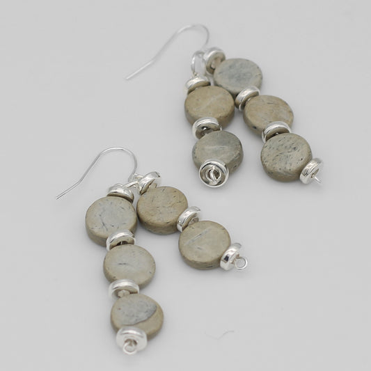 Gray Nicole Dangle Earring