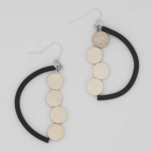 Half Moon Dangle Earring