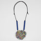 Blue Confetti Pendant Necklace