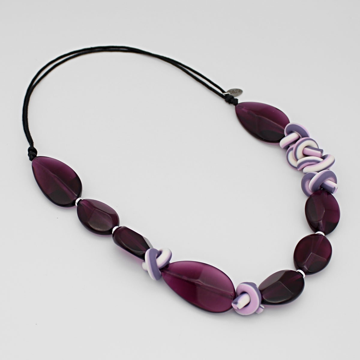 Twisted Purple Necklace