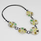 Green Shell Link Necklace