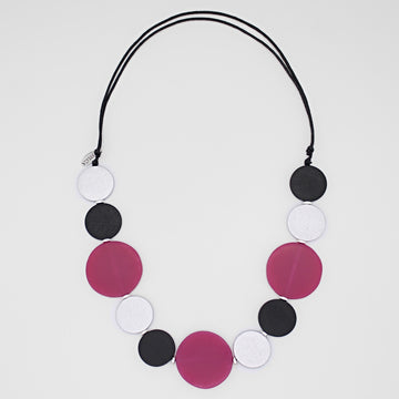 Fuchsia Jade Necklace