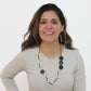 Black Multi Link Necklace