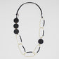 Black Multi Link Necklace