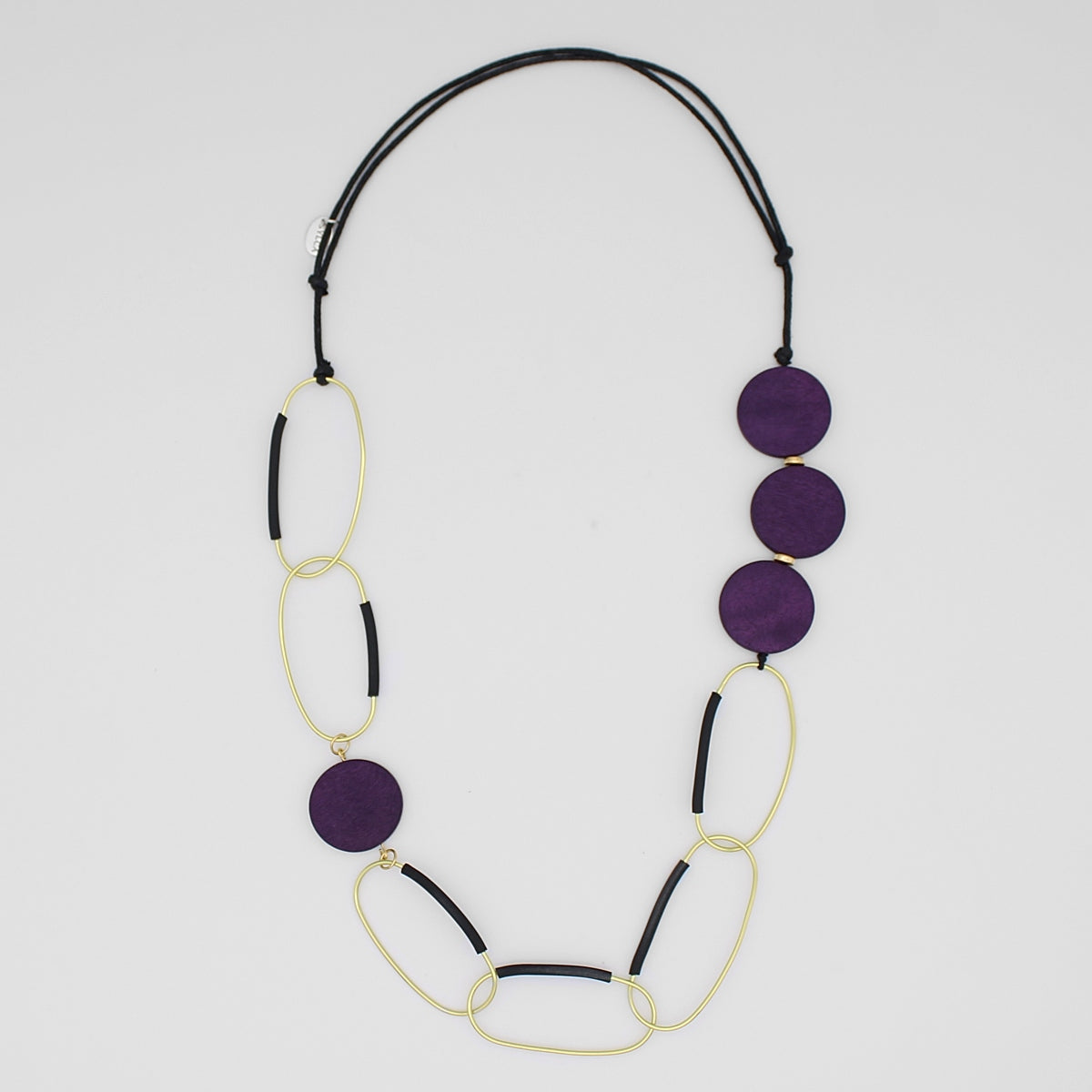 Purple Multi Link Necklace