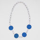 Blue Chain Link Carina Necklace