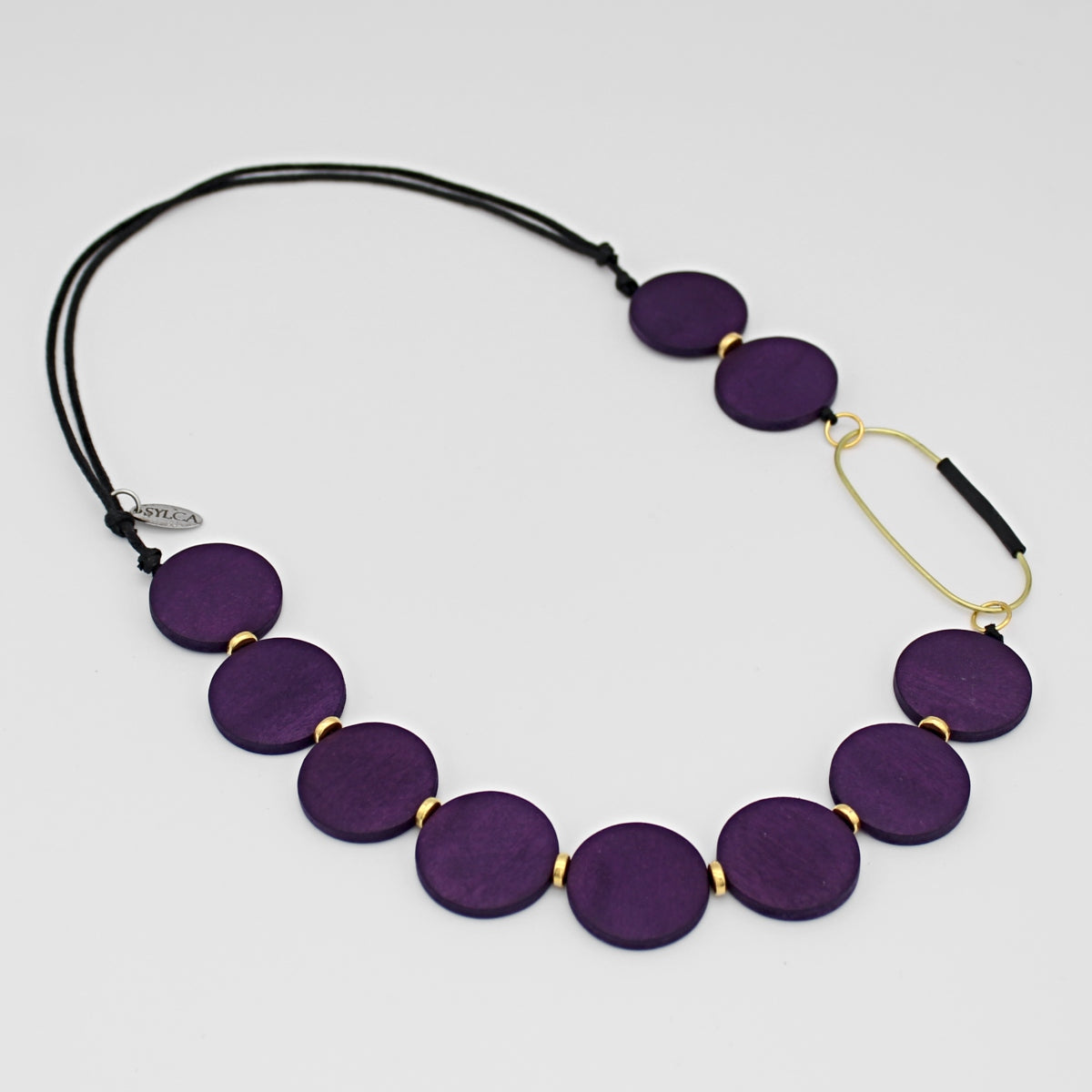 Purple Link Layton Necklace
