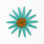 Aqua Amaya Brooch