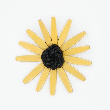 Yellow Amaya Brooch