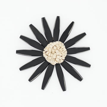 Black Amaya Brooch