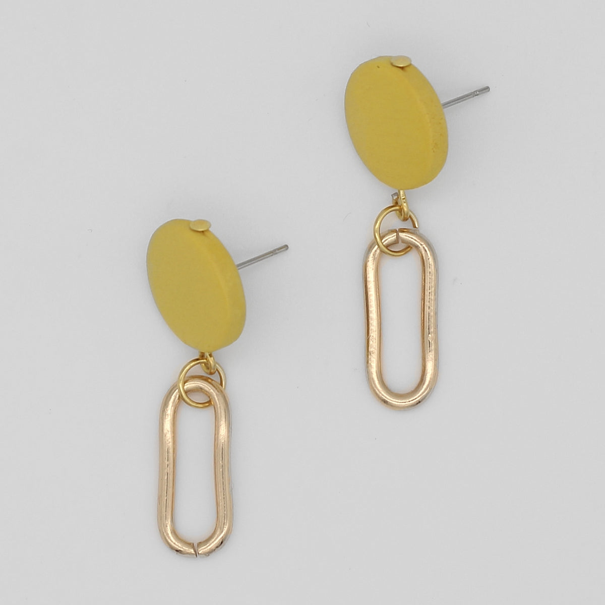 Lemon Kolly Gold Link Dangle Earring