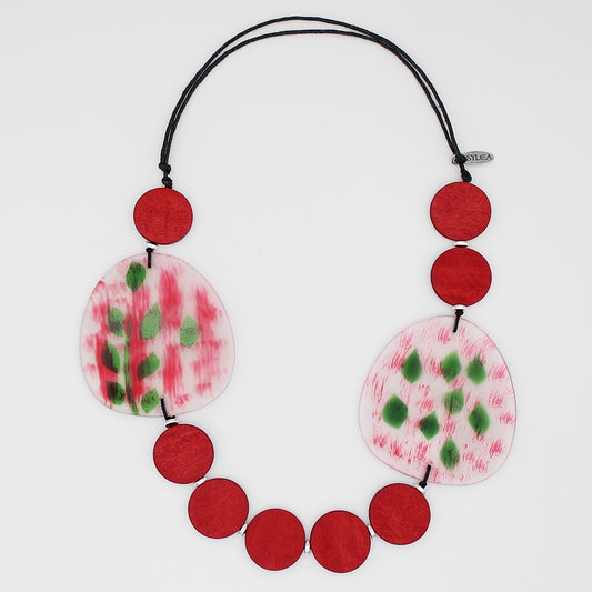 Red Renee Statement Necklace