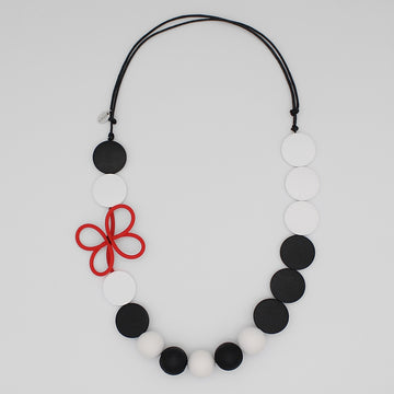 Simplistic Red Butterfly Necklace