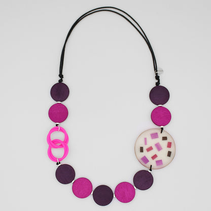 Shades of Purple Junia Necklace