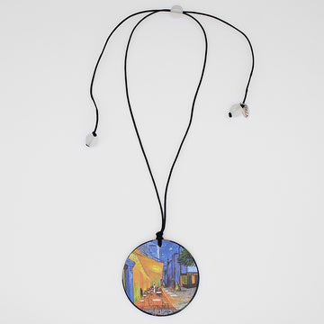 Picturesque Decoupage Pendant Necklace