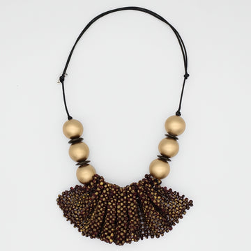 Regal Plum Pendant Necklace