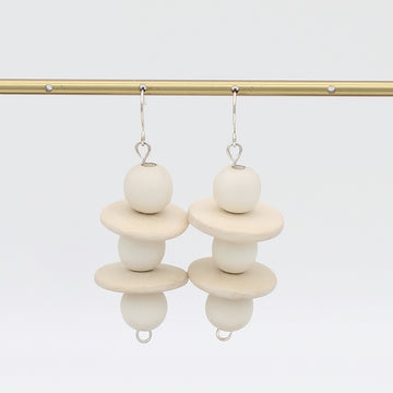 Ivory Contemporary Earring