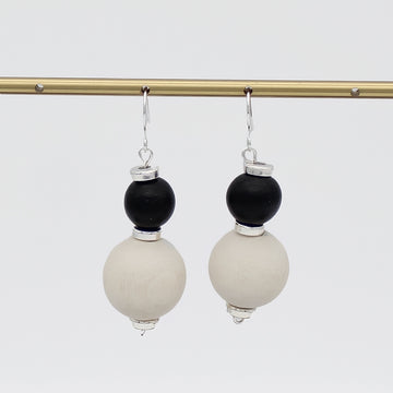 Midnight Moon Dangle Earring