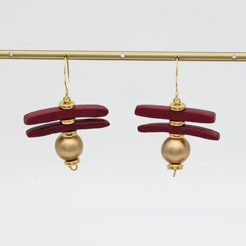 Gold Skylar Coastal Aura Earrings