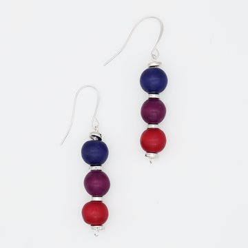 Multi Color Cascade Earrings