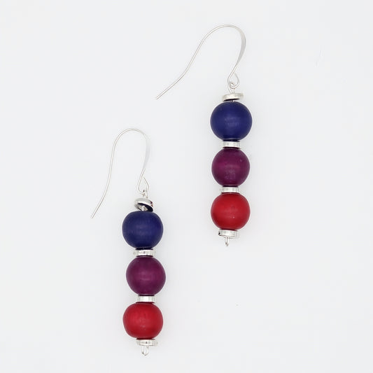 Multi Color Cascade Earrings