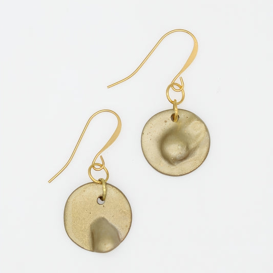 Golden Glow Dangle Earrings