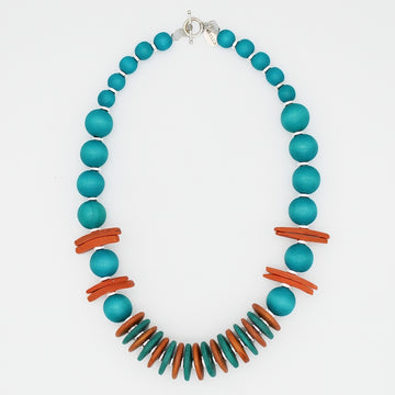 Coral Skylar Coastal Aura Necklace