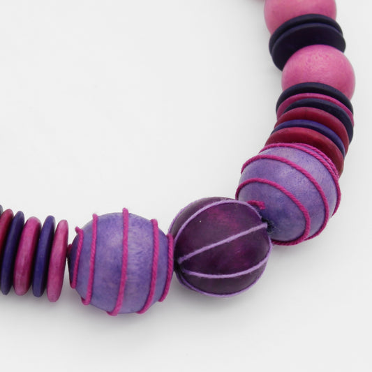 Pink Elowen Bead Necklace