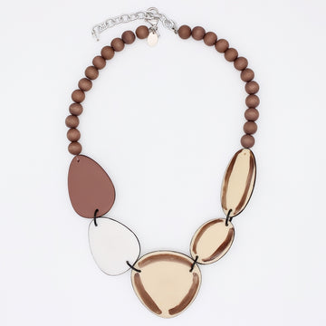 Golden Oat Statement Necklace