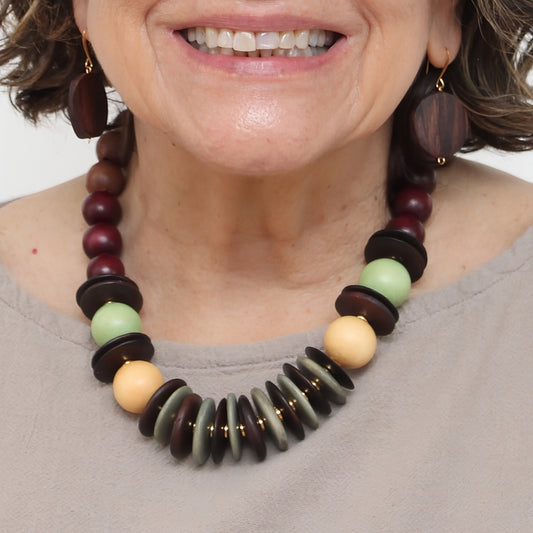 Rustic Grove Statement Necklace