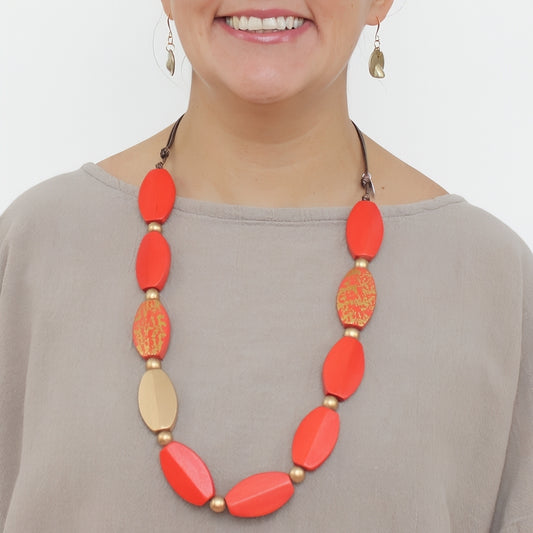 Orange Sloane Inspiro Necklace