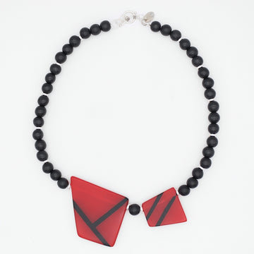 Redline Geo Statement Necklace