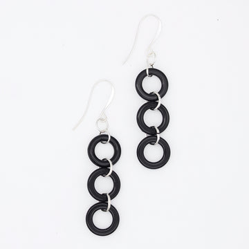 Midnight Link Statement Earrings