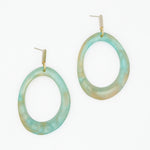 Tidal Glow Oval Earring