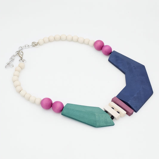 Riviera Colorblock Statement Necklace