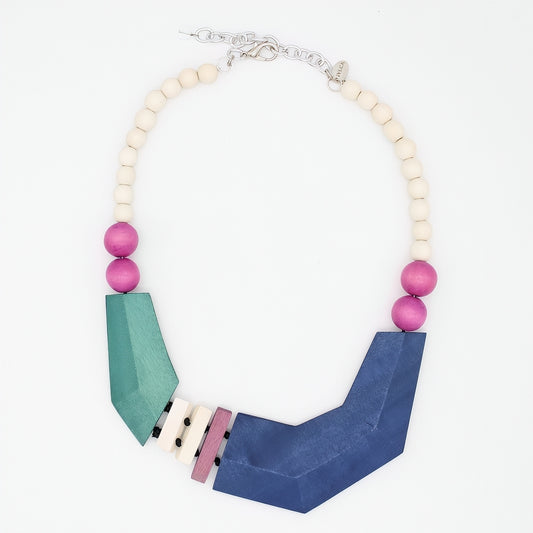 Riviera Colorblock Statement Necklace