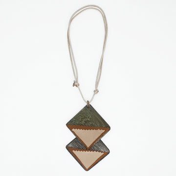 Green Leather Elin Necklace